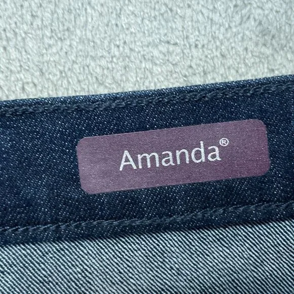 Gloria Vanderbilt Amanda Women's 14 High-Rise Slimming Jeans Tapered Leg n1238 - Picture 10 of 13